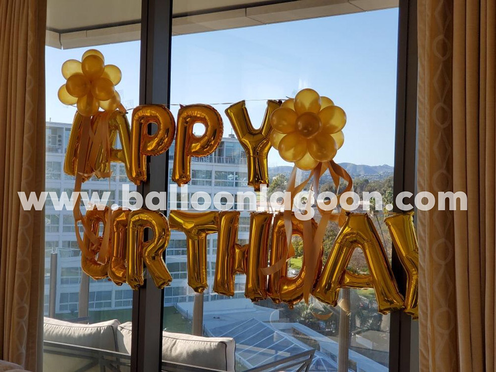 Happy Birthday In Gold